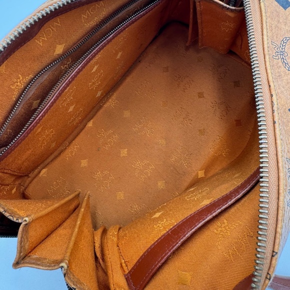 MCM Visteps Boston Bag Cognac - Picture 11 of 11